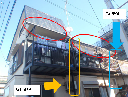 今回の施工について 今回の施工について