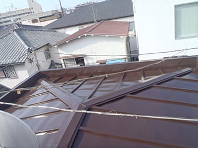上塗り完了 上塗り完了