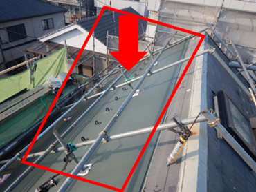 新しく葺き替える屋根2 新しく葺き替える屋根2
